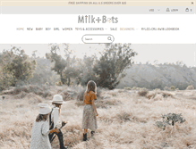 Tablet Screenshot of milkbots.com
